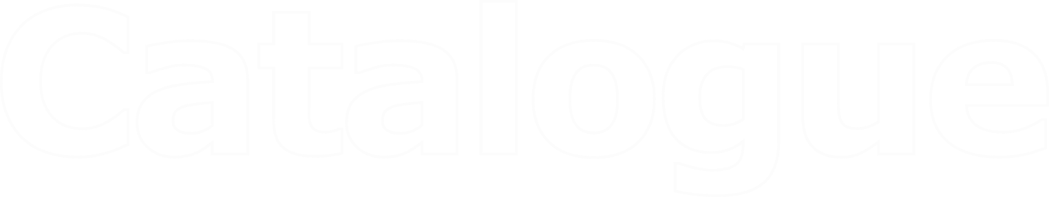 Catalogue